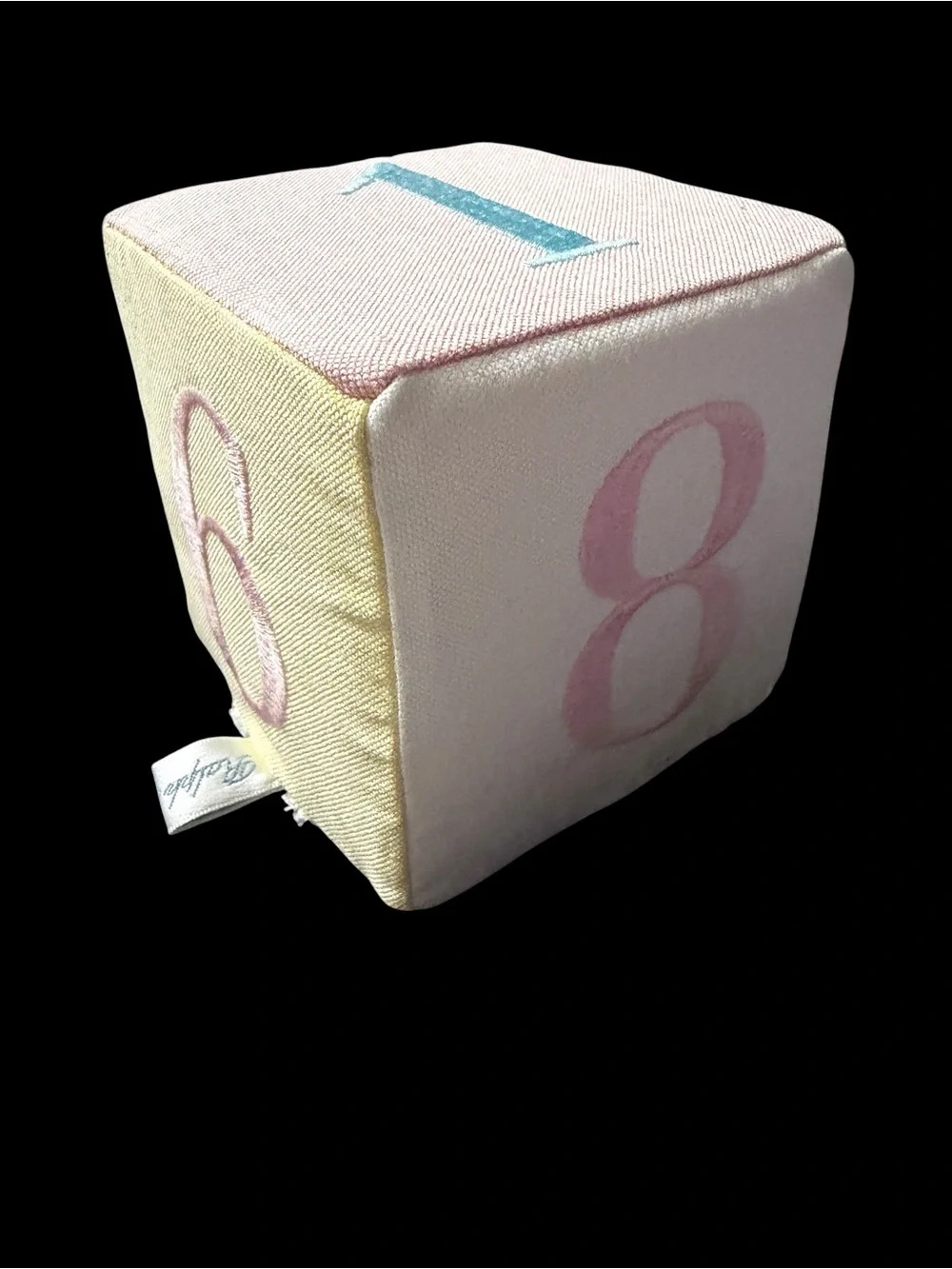 Ralph Lauren Baby Age Milestone Blocks New Unused Photo Prop Pastel